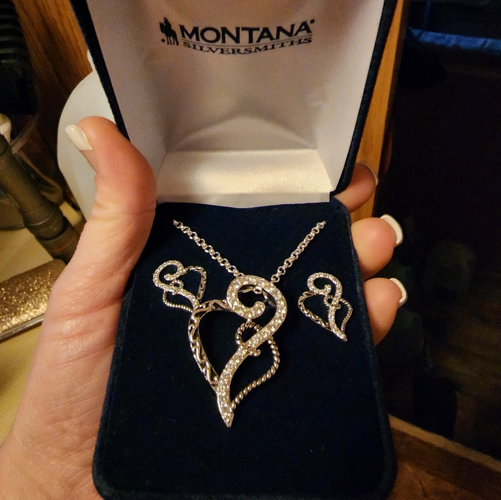Brand new necklace and earrings